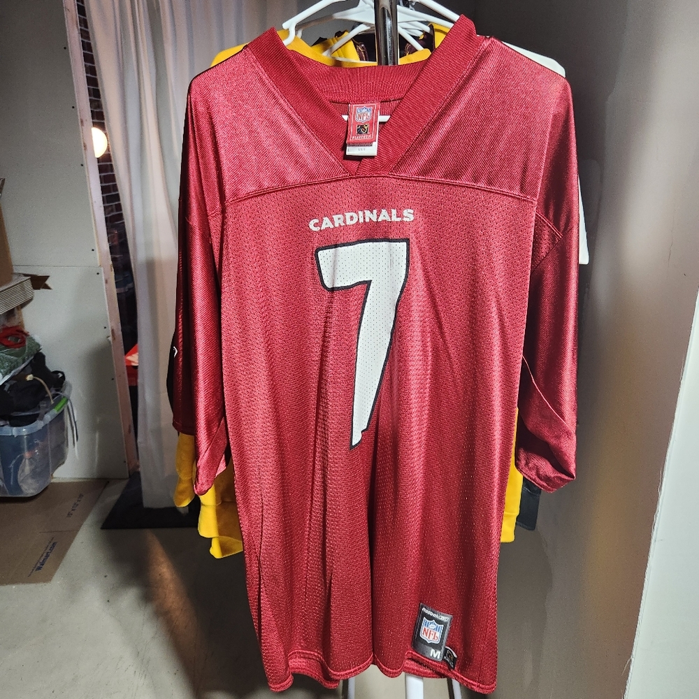 REEBOK "NFL Players" Home Jersey~Arizona Cardinals # 7 Leinart~Men's Medium